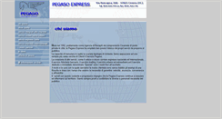 Desktop Screenshot of pegasoexpress.it